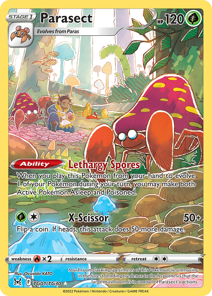 Parasect – Lost Origin Trainer Gallery TG01
