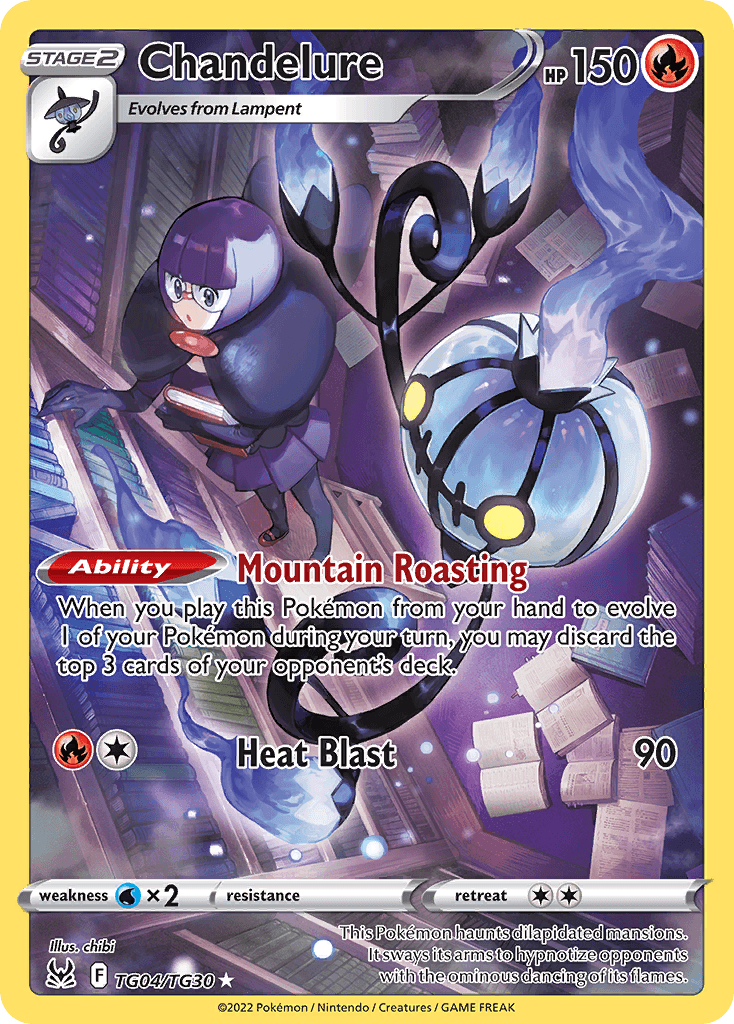 Chandelure – Lost Origin Trainer Gallery TG04