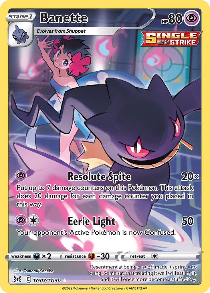 Banette – Lost Origin Trainer Gallery TG07