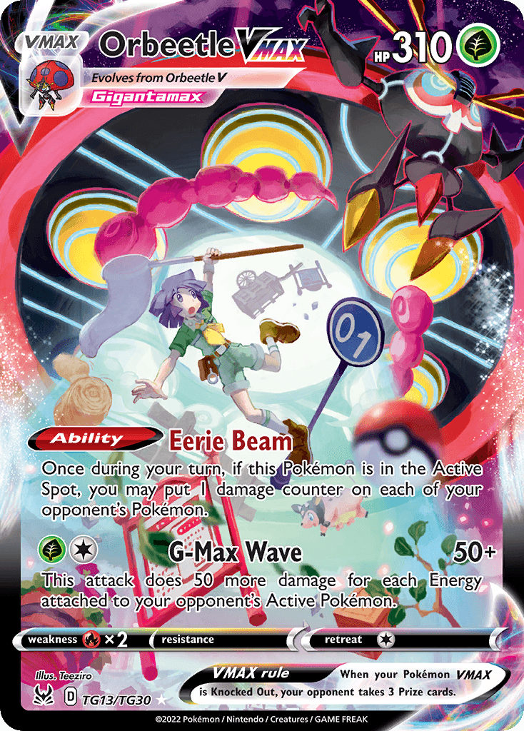 Orbeetle VMAX – Lost Origin Trainer Gallery TG13