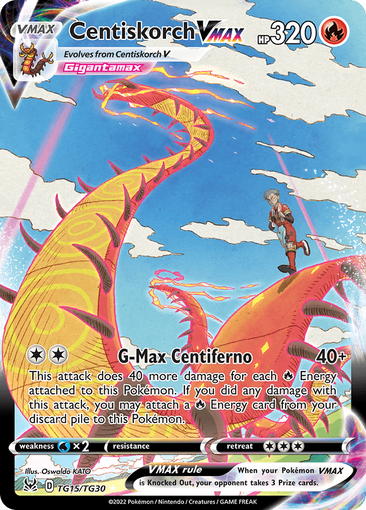 Centiskorch VMAX – Lost Origin Trainer Gallery TG15
