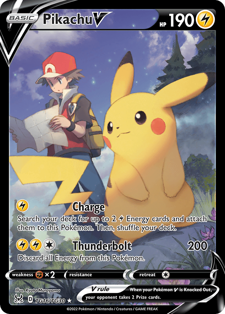 Pikachu V – Lost Origin Trainer Gallery TG16