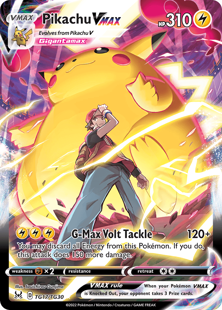 Pikachu VMAX – Lost Origin Trainer Gallery TG17