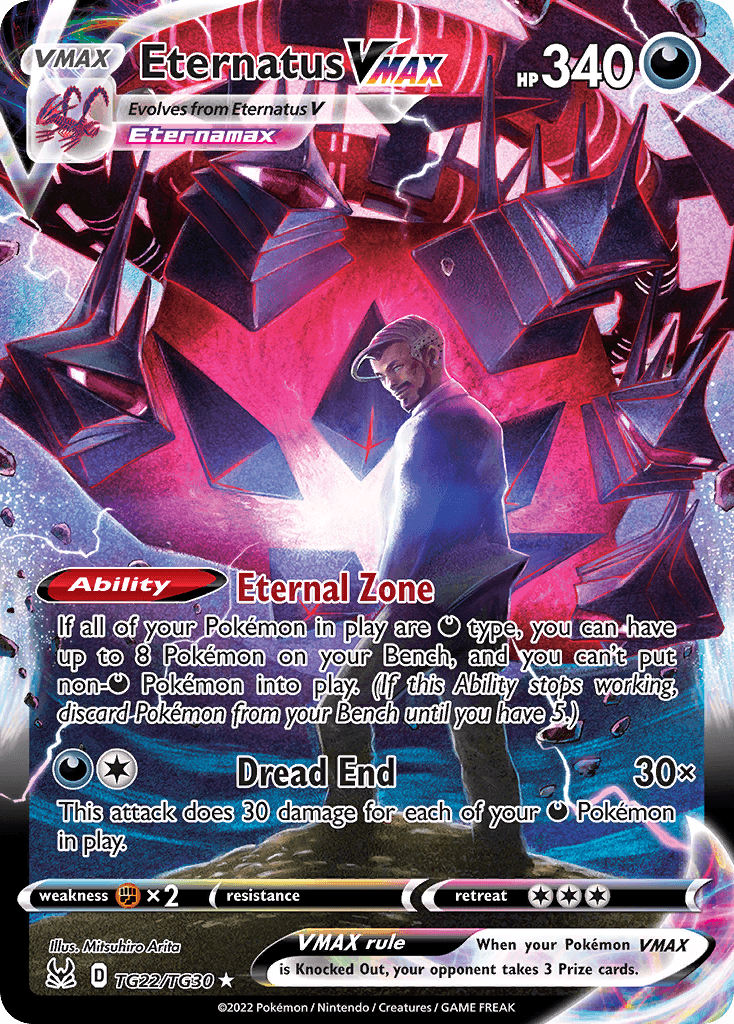 Eternatus VMAX – Lost Origin Trainer Gallery TG22