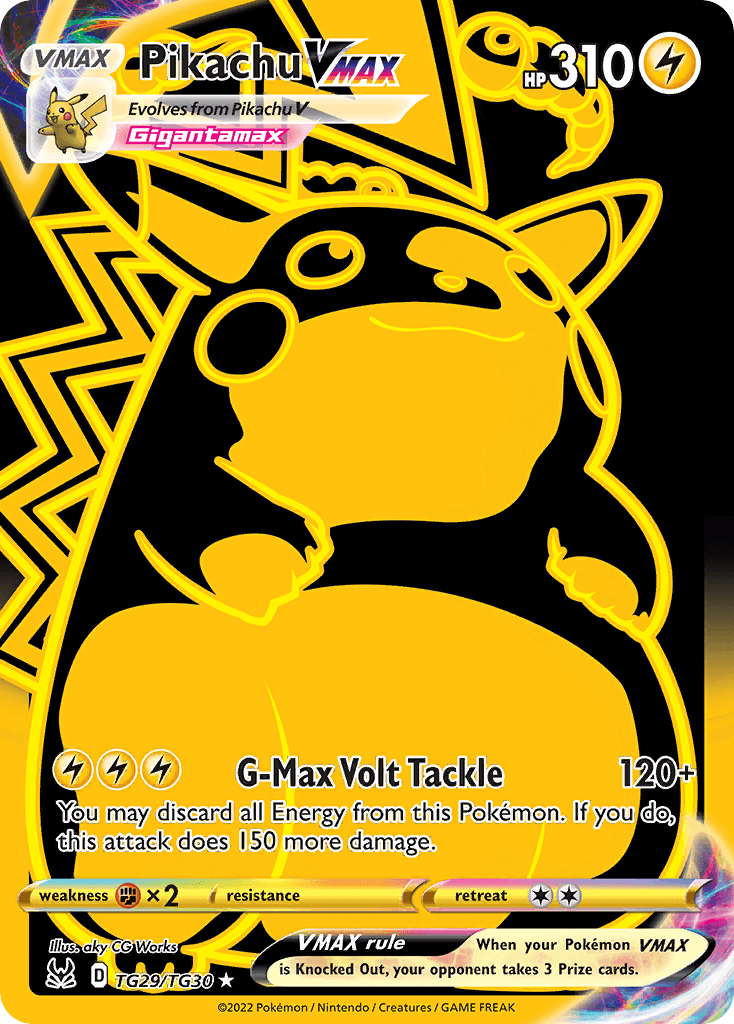 Pikachu VMAX – Lost Origin Trainer Gallery TG29
