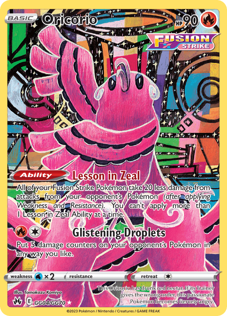 Oricorio – Crown Zenith Galarian Gallery GG04
