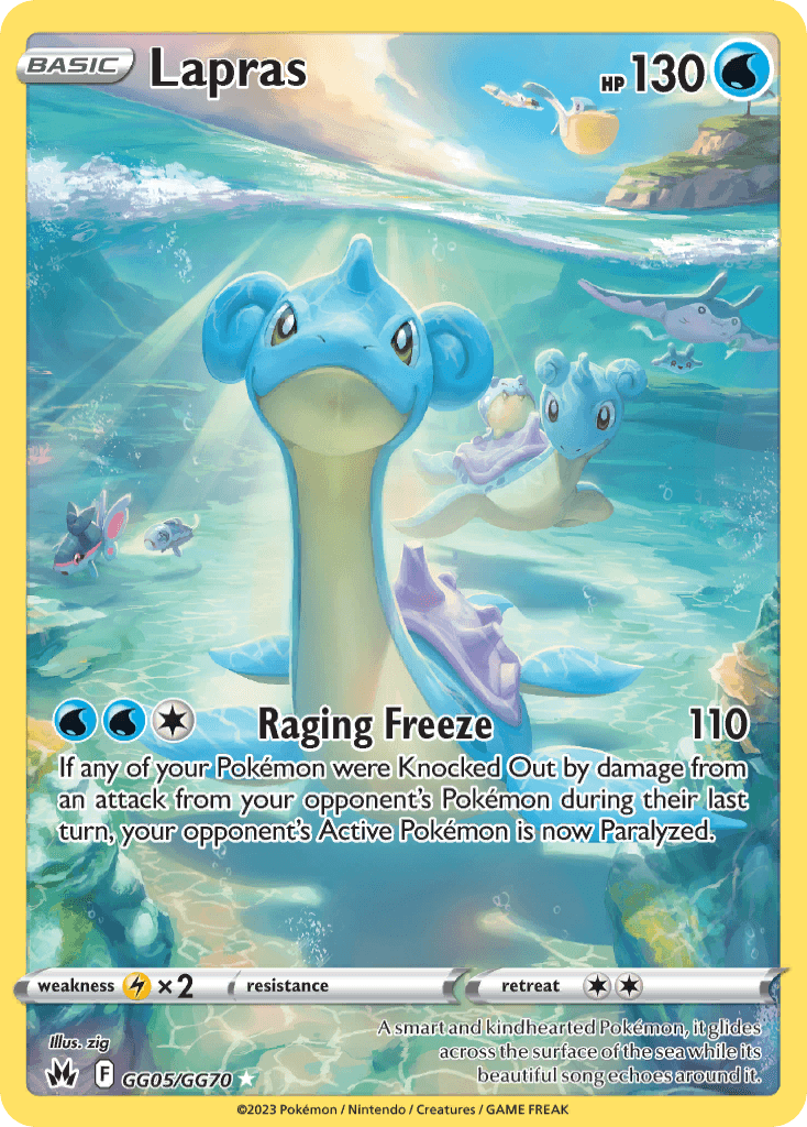 Lapras – Crown Zenith Galarian Gallery GG05