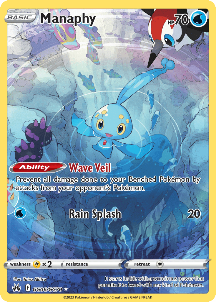 Manaphy – Crown Zenith Galarian Gallery GG06