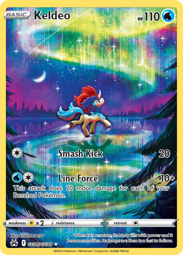 Keldeo – Crown Zenith Galarian Gallery GG07