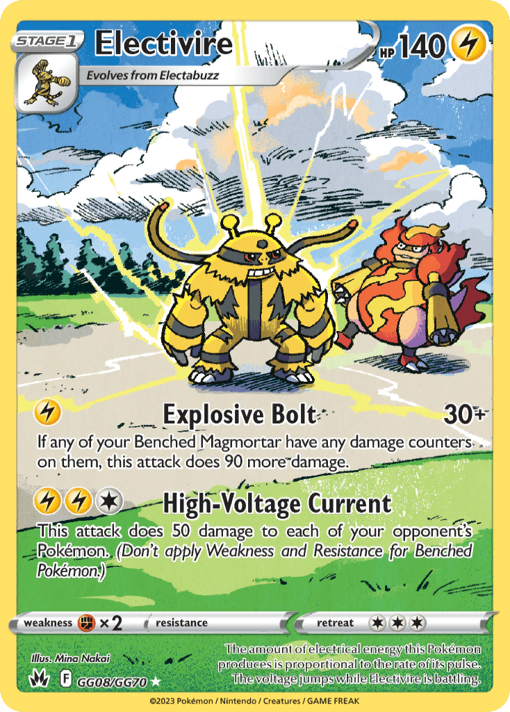 Electivire – Crown Zenith Galarian Gallery GG08