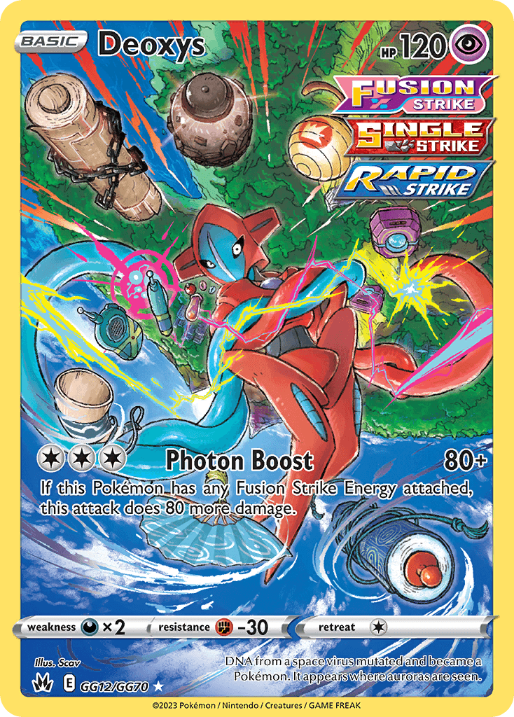 Deoxys – Crown Zenith Galarian Gallery GG12