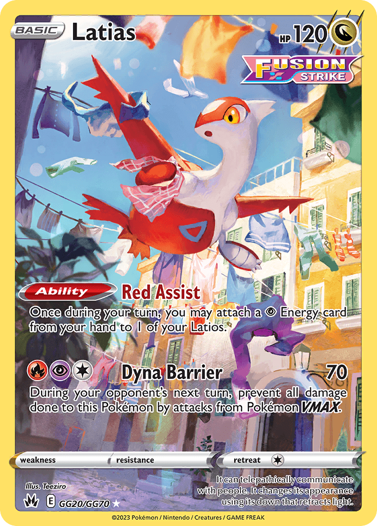 Latias – Crown Zenith Galarian Gallery GG20