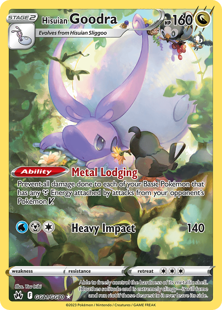Hisuian Goodra – Crown Zenith Galarian Gallery GG21