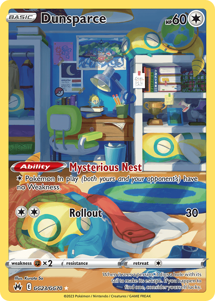 Dunsparce – Crown Zenith Galarian Gallery GG23