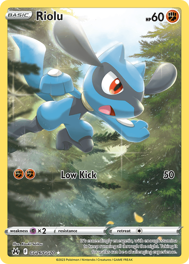 Riolu – Crown Zenith Galarian Gallery GG26