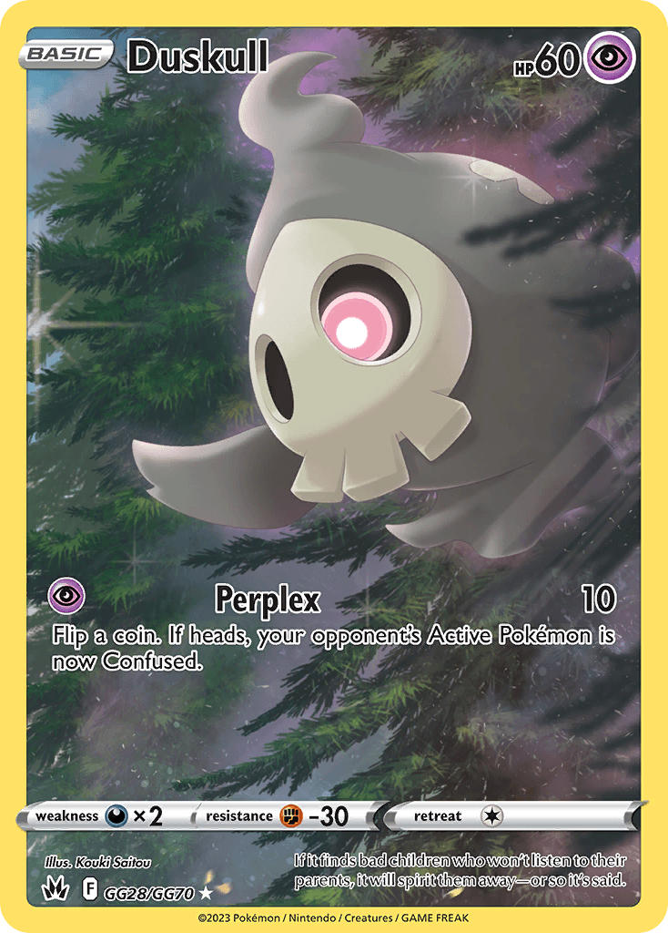 Duskull – Crown Zenith Galarian Gallery GG28