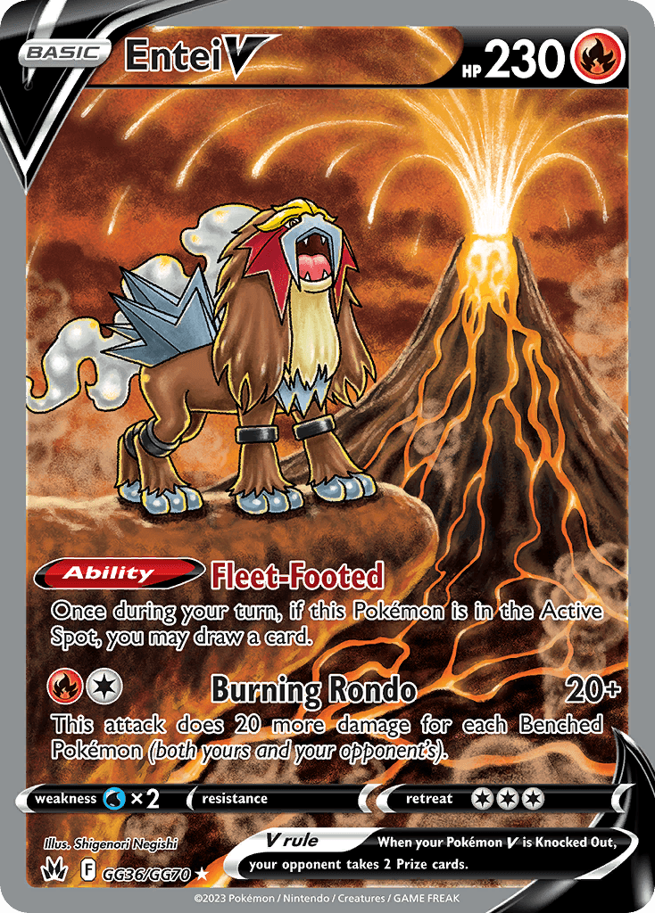 Entei V – Crown Zenith Galarian Gallery GG36