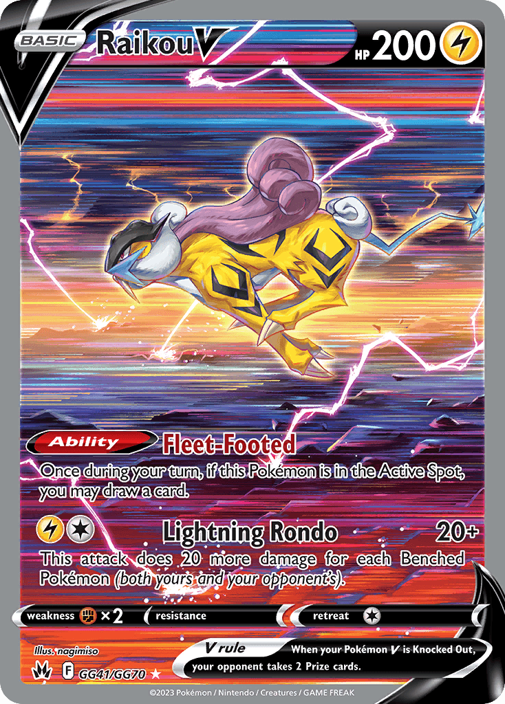 Raikou V – Crown Zenith Galarian Gallery GG41