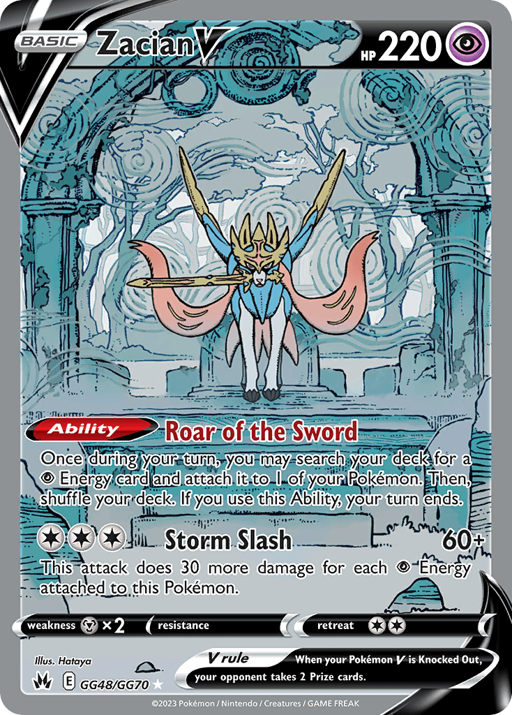 Zacian V – Crown Zenith Galarian Gallery GG48