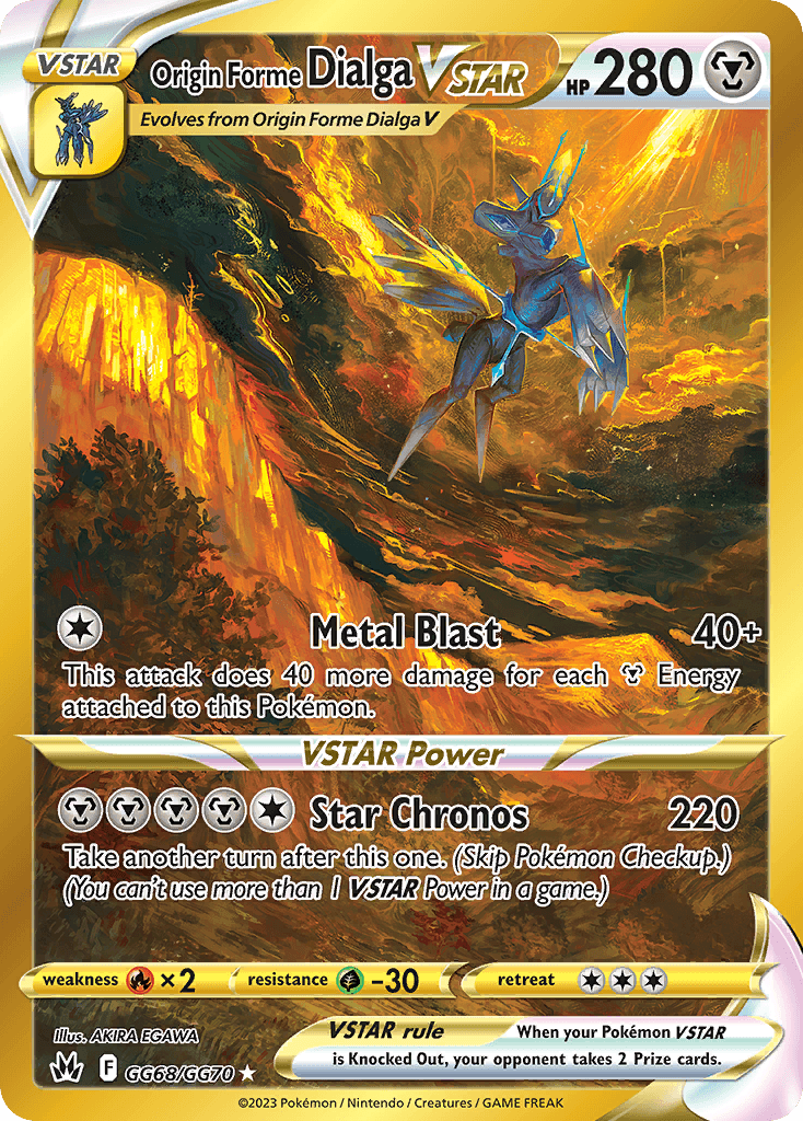 Origin Forme Dialga VSTAR – Crown Zenith Galarian Gallery GG68