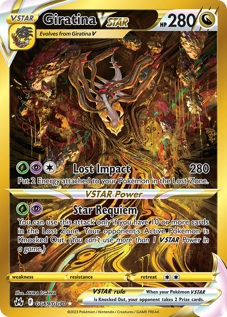 Giratina VSTAR – Crown Zenith Galarian Gallery GG69