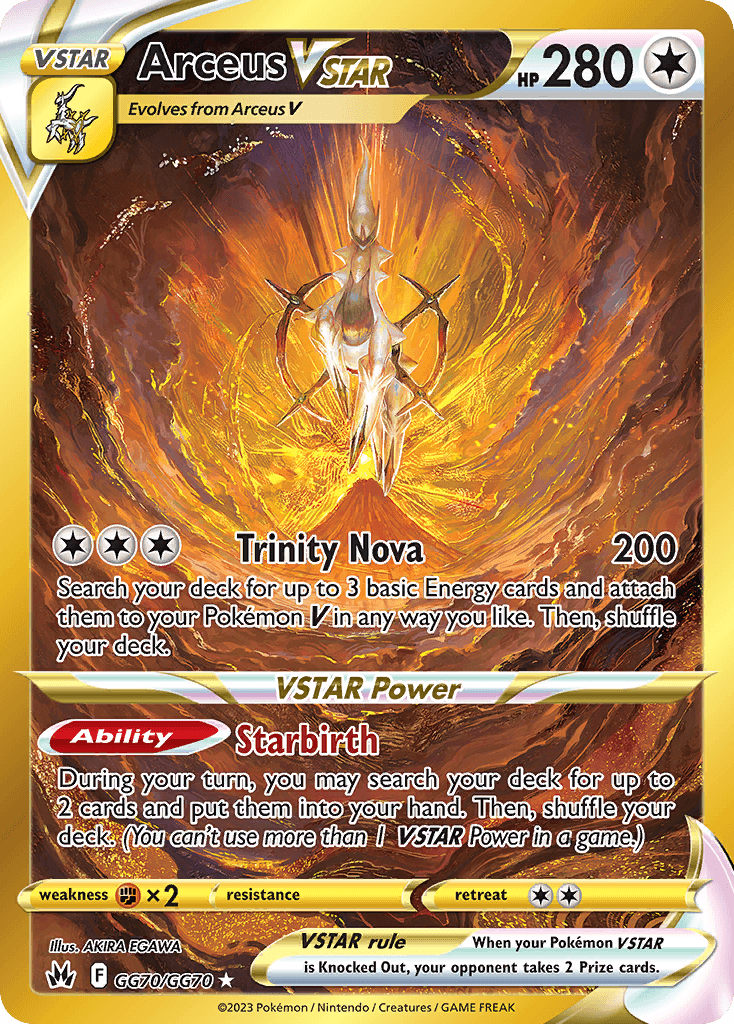 Arceus VSTAR – Crown Zenith Galarian Gallery GG70