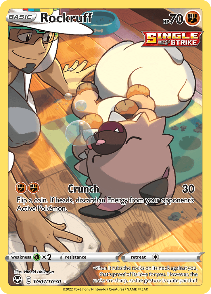 Rockruff – Silver Tempest Trainer Gallery TG07