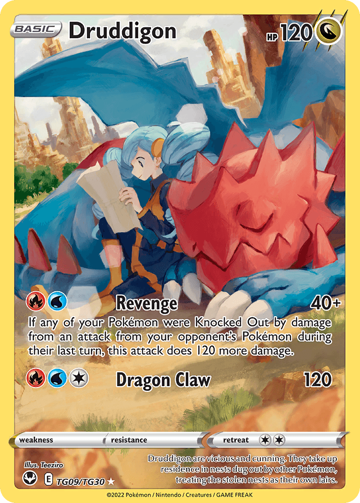 Druddigon – Silver Tempest Trainer Gallery TG09
