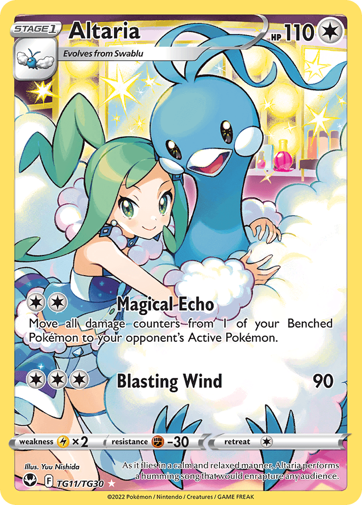 Altaria – Silver Tempest Trainer Gallery TG11