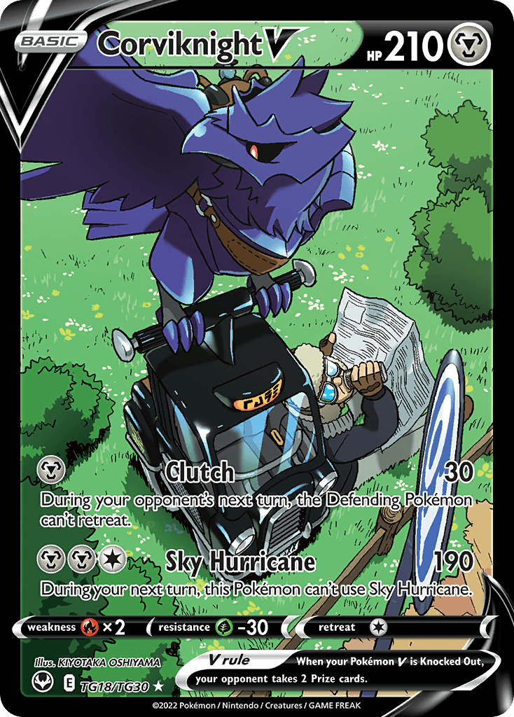 Corviknight V – Silver Tempest Trainer Gallery TG18