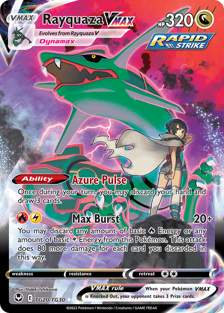 Rayquaza VMAX – Silver Tempest Trainer Gallery TG20
