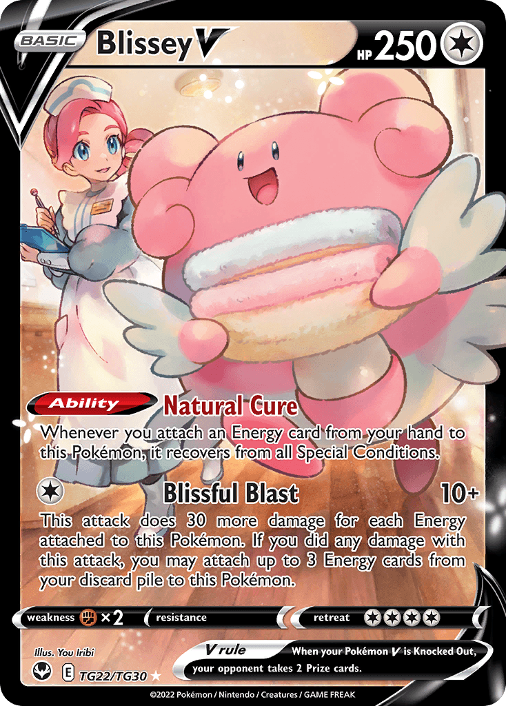 Blissey V – Silver Tempest Trainer Gallery TG22