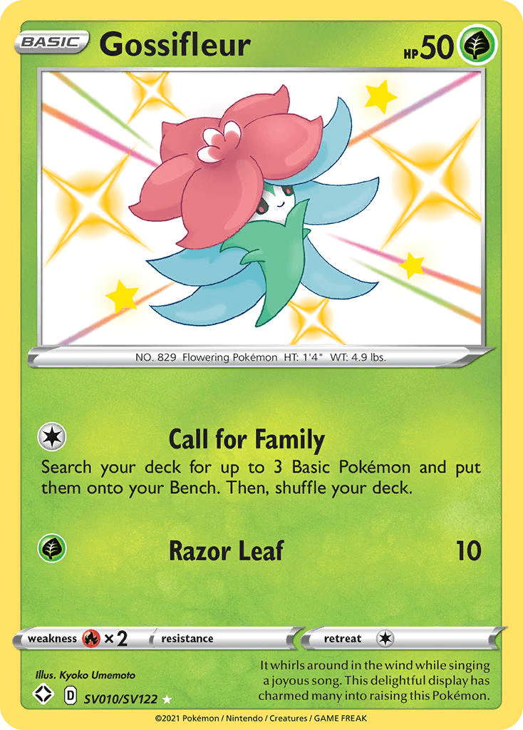 Gossifleur – Shining Fates Shiny Vault SV010