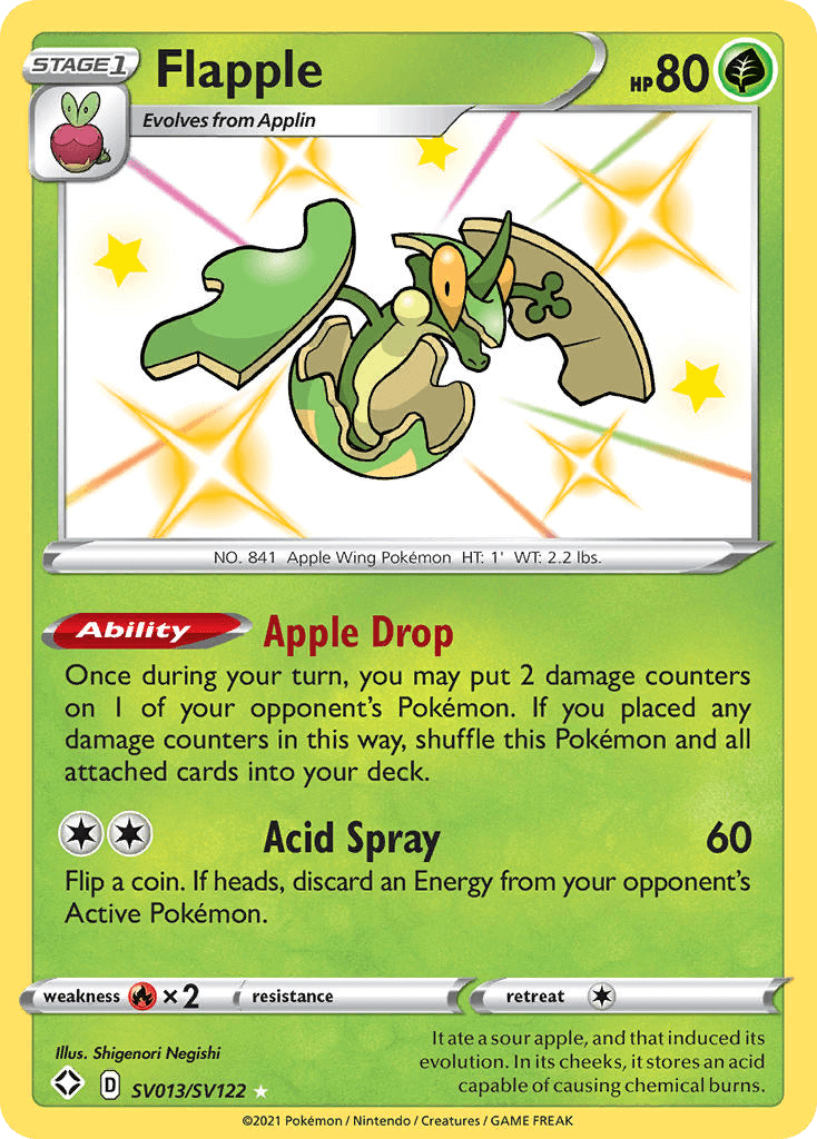 Flapple – Shining Fates Shiny Vault SV013