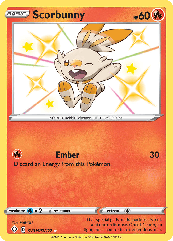 Scorbunny – Shining Fates Shiny Vault SV015