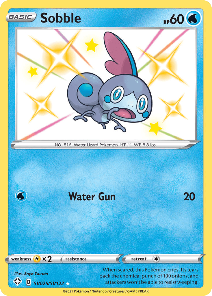 Sobble – Shining Fates Shiny Vault SV025