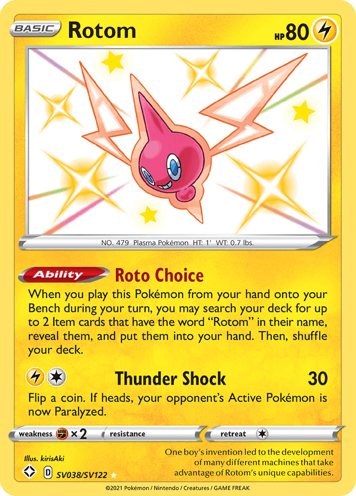 Rotom – Shining Fates Shiny Vault SV038