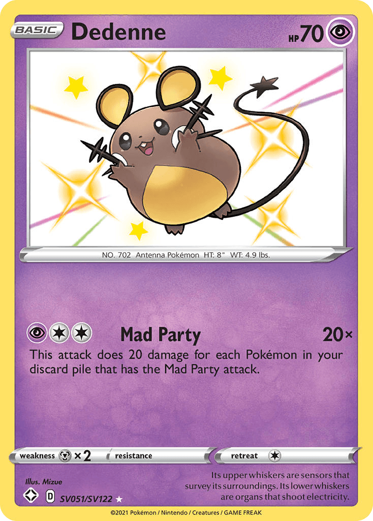 Dedenne – Shining Fates Shiny Vault SV051