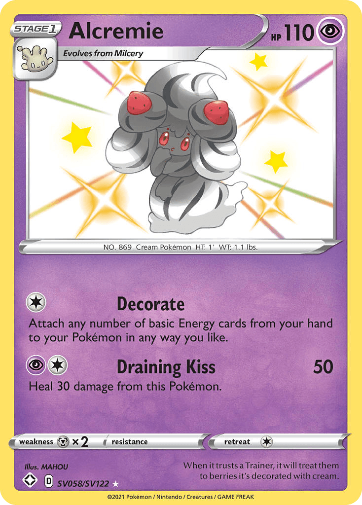 Alcremie – Shining Fates Shiny Vault SV058