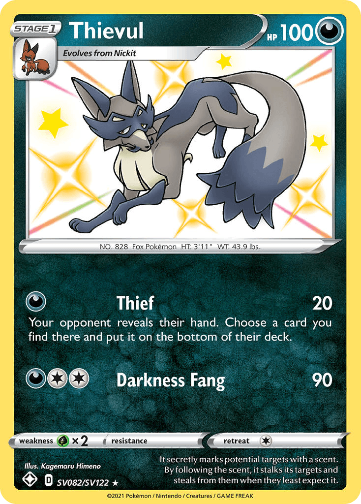 Thievul – Shining Fates Shiny Vault SV082