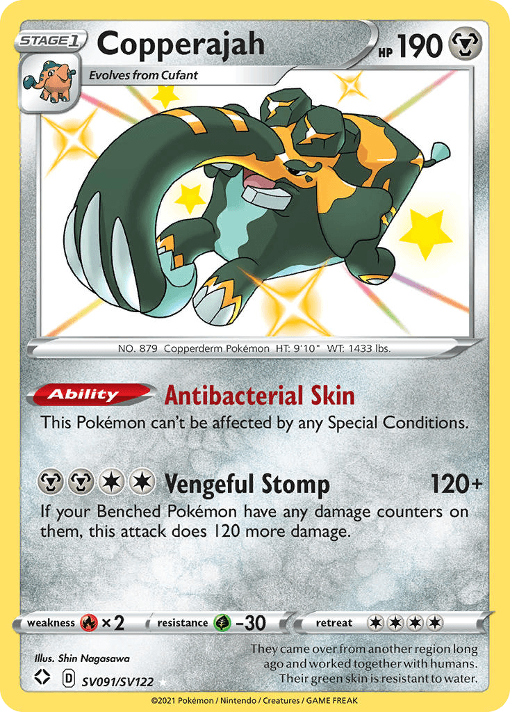 Copperajah – Shining Fates Shiny Vault SV091