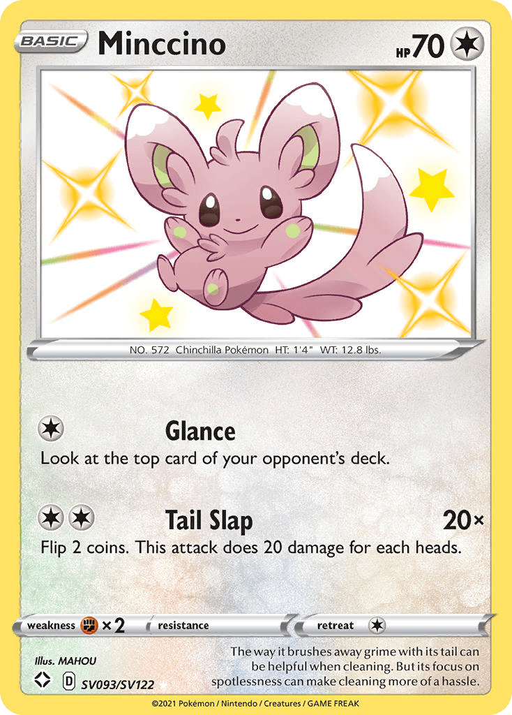 Minccino – Shining Fates Shiny Vault SV093