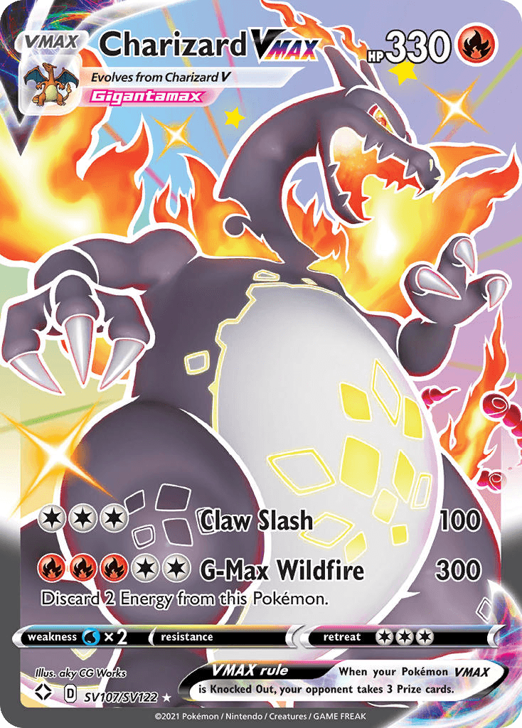 Charizard VMAX – Shining Fates Shiny Vault SV107