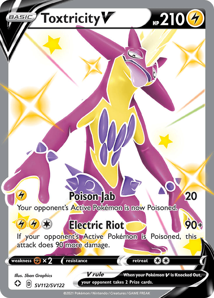 Toxtricity V – Shining Fates Shiny Vault SV112