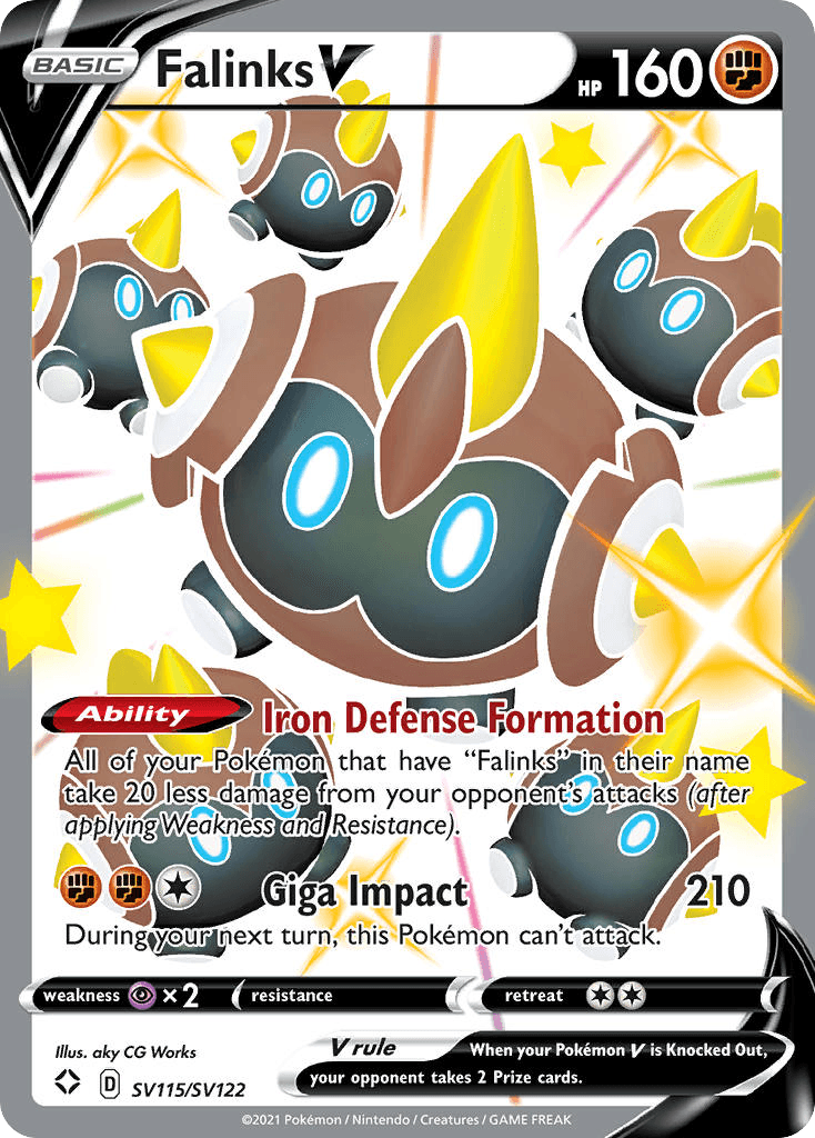 Falinks V – Shining Fates Shiny Vault SV115