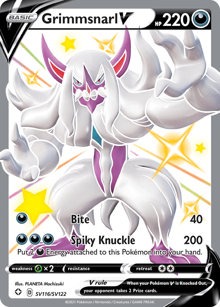 Grimmsnarl V – Shining Fates Shiny Vault SV116