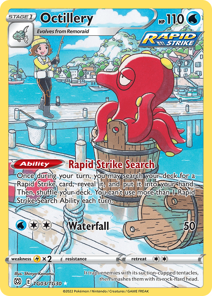 Octillery – Brilliant Stars Trainer Gallery TG03
