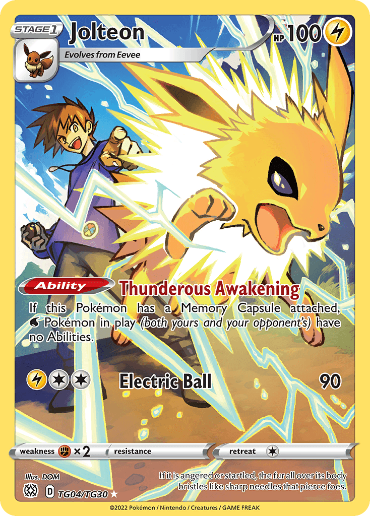 Jolteon – Brilliant Stars Trainer Gallery TG04