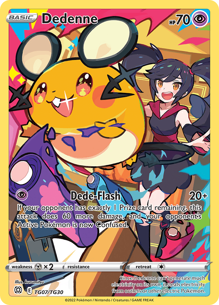 Dedenne – Brilliant Stars Trainer Gallery TG07