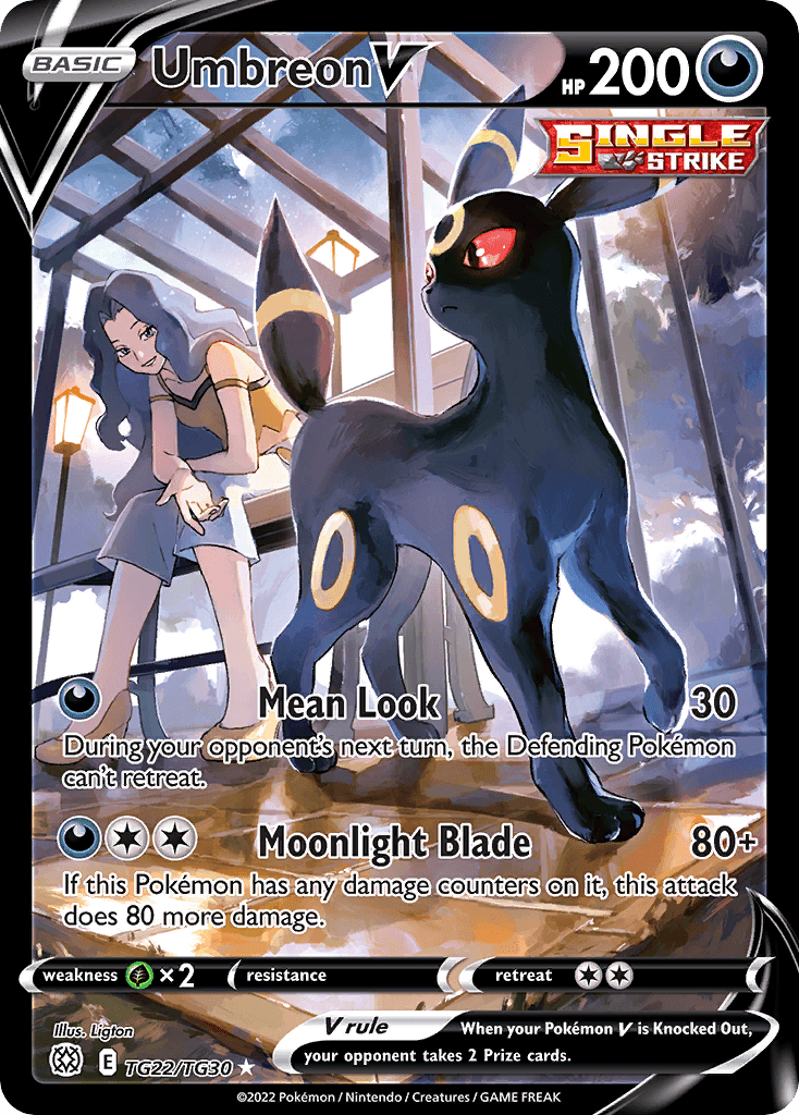 Umbreon V – Brilliant Stars Trainer Gallery TG22